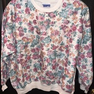 Cape Cod Floral Sweatshirt